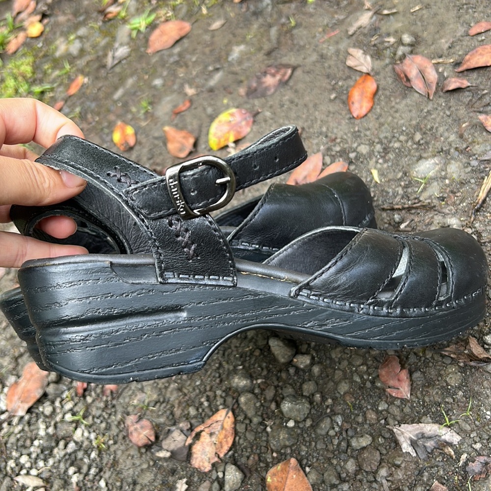 dansko sling back mary janes 37